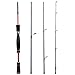 Sougayilang 4-Piece Fishing Rod Carbon Fiber Spinning Rods 904SMH 10-20LB 1/4-1OZ