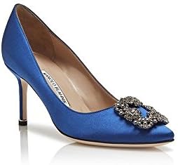 Manolo Blahnik Hangisi 70mm Pump - Blue