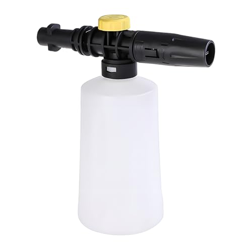 Boquillas de espuma para hidrolimpiadoras，Compatible Karcher (K2 K3 K4 K5 K6 K7 Serie K).Boquilla Rociadora Ajustable de 750 ml.Generador de Jabón, Hidrolavadora de Alta Presión, Espumador de Coche