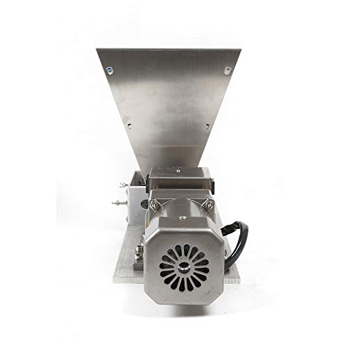 Electric Grain Mill Barley Grinder Malt Crusher 2 Roller Grain Mill Grain Grinder Home Brew Mill Food Grade Stainless Steel Cereal Beans Mill+4x Hopper Dy-368 110V 40W (US STOCK) - Thumbnail 3