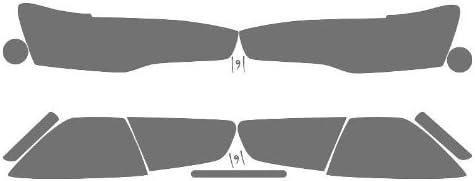 Subject 9 - Fits: Lancer Pre-Cut Vinyl Overlay Complete Headlight and Taillight Plus Tint (2008 2009 2010 2011 2012 2013 2014 2015 2016 2017) Light