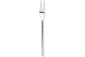Abbott Collection Stainless Steel Hammered Cocktail Fork