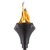 TIKI Brand Island King Decorative Outdoor Torch for