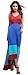 Sarin Mathews Womens Sleeveless Scoop Neck High Low Beach Maxi Dress Multicolor S