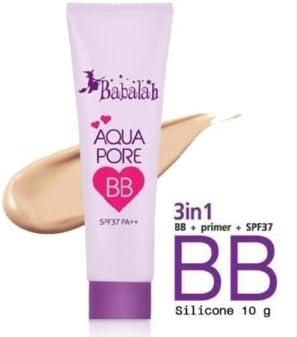 Babalah Foundation Silicone BB Cream MakeUp Facial Concealer with SPF37 PA+++ by jawnoy