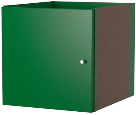 Ikea Kallax Einsatz Mit Tur In Grun 33x33cm Kompatibel Mit Expedit Amazon De Kuche Haushalt