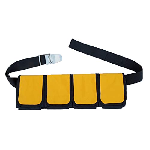 Seafard Scuba Diving Pockets Weight Belt Snorkeling Waist Bands for Free Diving - 4 Pocket - Thumbnail 3