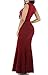 PRETTYGARDEN Women's Long Fitted Beading Sleeveless Mermaid Evening Gown Dress
