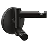 Moen Align Matte Black Modern Double Swivel Robe