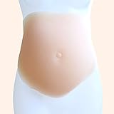 Updated Silicone False Belly Baby Tummy False Pregnant Artificial Bump Pregnant Fake Belly (L8-10months) by KONMED
