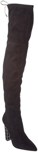 B Brian Atwood Marney Suede Over-The-Knee Boot, 9, Black