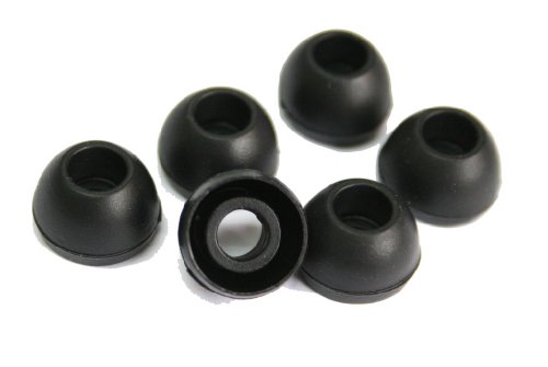 JNT's black (S/M/L) replacement earbud for sony ex71 ex85 ex82 ex90 ex81 ex802 hpm-70, hpm-77