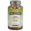 Health From The Sun Organic Flaxseed Oil Veggie Softgel, 1000 Milligram - 90 per pack -- 3 packs per case.