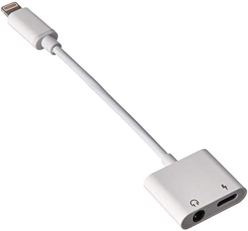 Lightning Adapter Headphone Jack Dongle for iPhone 7/7Plus 8/8PlusiPhone X 10 iPod/iPad.Converter Earphone to 3.5mm Adaptor Accessories Cable Music and Charger Volume Control Compatible iOS11 or Late