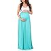 Mother Bee Maternity Sleeveless Ruched Waist Color Block Dress