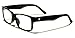 Horn Rimmed Rectangle Wayfarer Style Reading Glasses