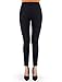 Bamans Womens Dress Pants,High Waisted Workout Leggings For Women,Office Skinny Lined Leggings,Black