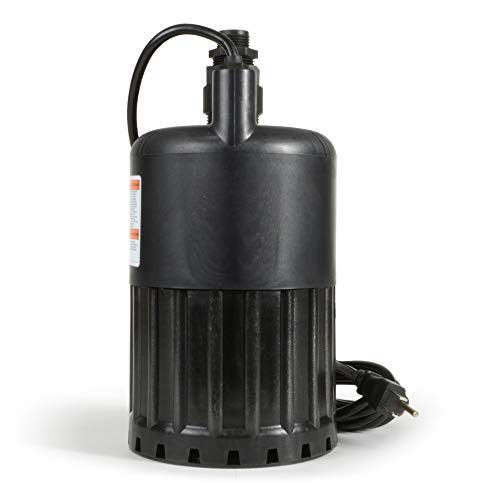WaterAce WA80UP Submersible Utility Pump, 1/2 HP, Black Pricepulse