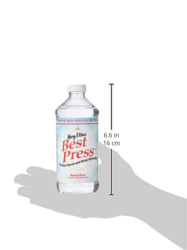Mary Ellen's Best Press Clear Starch Alternative 16.9oz, Scent-Free, Model Number: 85806