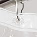 LiBa PEVA Lightweight Shower Curtain Liner Set (Pack of 2) - Mildew Resistant, No Chemical Smell - 72 x 72 Clear Plastic