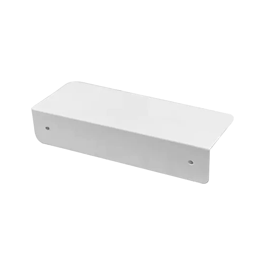 Photo 1 of BAOYOUNI Metal Counter Range Gap Cover Board Narrow Gap Filler Extention Plate Storage Rack Shelf Partition with Stickers Between Kitchen Countertop Side and Fridge or Cabinet to Tiled Wall, No Drill