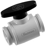 Barrow G1/4" Mini Valve with ABS Handle, White