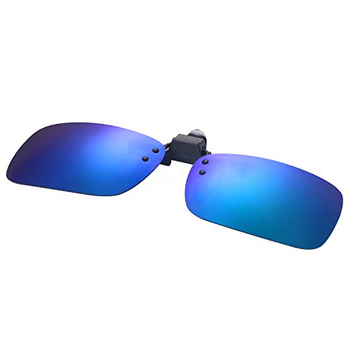 Aroncent Sonnenbrille Clip On UV400 Sonnenbrillen Vorhänger Brille Aufsatz Clip On Polarisiert Metallrahmen, 3 PCS – Bild 5