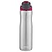 Contigo AUTOSEAL Chill Stainless Steel Water Bottles, 24 oz, SS/Very Berry & Very Berry, 2-Pack