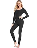 LALAVAVA Lusofie Thermal Underwear for Women Cotton Long Johns Set Ultra-Soft Base Layer