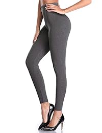 Pantalones de leggings elásticos estampados de cintura alta ultra suave para dama VETIOR