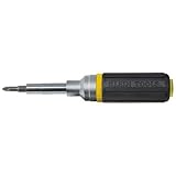 Ratcheting Screwdriver and Nut Driver, Multi-Bit, Cushion Grip Handle Klein Tools 32558
