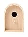 Darice Wood Wren-Promo Birdhouse Assorted Stles X 1 Piece 5 Inches to 7 Inches 9180-09, Natural
