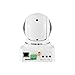 Pyle Indoor Wireless IP Camera - HD 1080p Network Security Surveillance Home Monitor System - Motion Detection, Night Vision, PTZ, 2 Way Audio, iPhone Android Mobile App - PC WiFi Access - PIPCAMHD82 (White)
