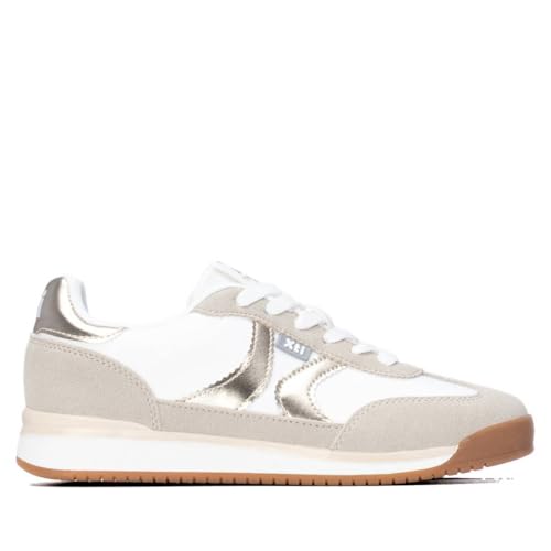 - Zapatilla Mujer Oro - Calzado Cómodo y Versátil - Moda Casual - Modelo 14501906 (Talla 38)