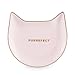 Pinky Up Purrrfect Pink Cat Tea Tray, Ceramic Trinket Tray, Tea Bag Dish, 4