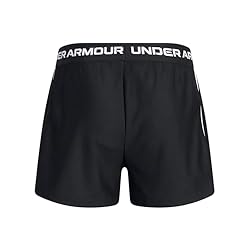 Under Armour Girls Tech Play Up Shorts, (002) Black