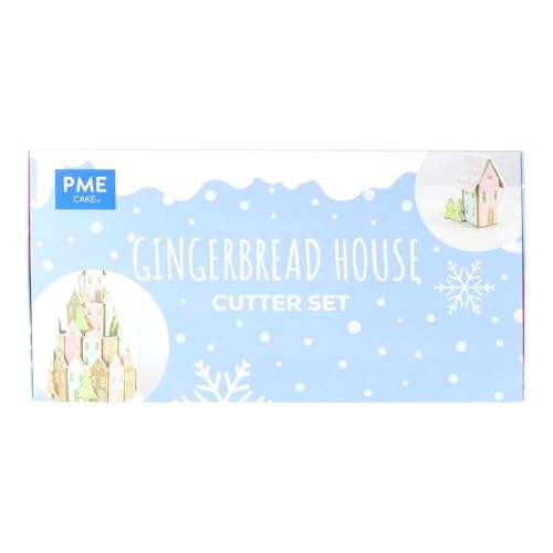 PME Gingerbread House Cutter Set, Silver