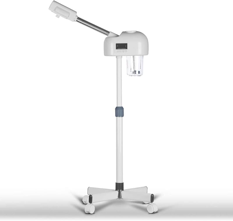 HeavenBird Professional Facial Steamer LCD Screen Timer Height Adjustable White