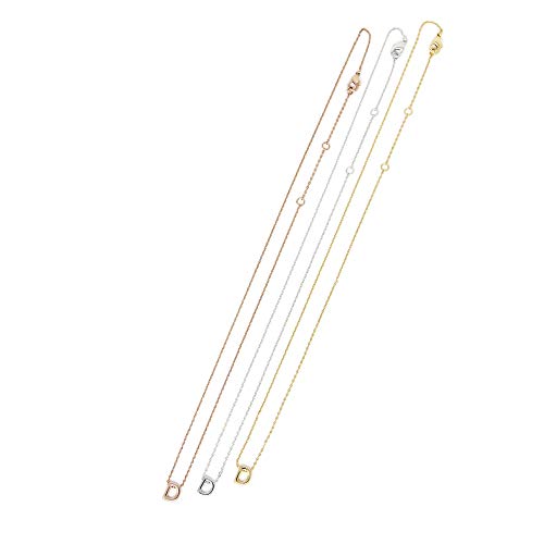 Me Plus Petite Initial Letter Alphabet Pendant Charm Gold Dipped Necklace Gold Silver Rosegold (23 Letters) (D - Silver) - Thumbnail 7