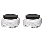 Grand Parfums 8 Oz PET Jar Square Style with