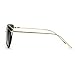 AEVOGUE Sunglasses For Women Cat Eye Frame Metal Temple Brand Designer AE0269