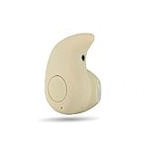 Bluetooth Headset, Lookatool® Mini Ultra-small S530 4.0 Stereo Bluetooth Headset Earphone Earbud (Khaki)
