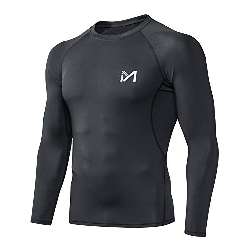 MEETYOO mens Men's Compression Undershirt, Black, Medium US Pricepulse