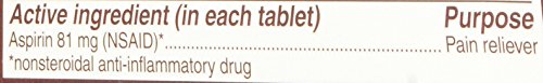 Bayer Aspirin Low Dose 81mg Tablets - Image 2