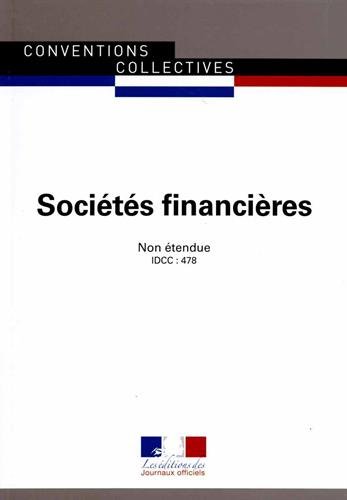 Convention collective nationale, Sociétés financières