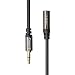 3ft 3.5mm Extension Cable, GearIT Pro Series Preminun Gold Plated 3 Feet 3.5mm Auxiliary Audio Stereo Extension Male to Female Cable, Black primary