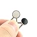 LQ Industrial Collar Extenders 6PCS Metal Expands Top Neck Tie Buttons Dress Shirt Button Extender White 3/8Inch