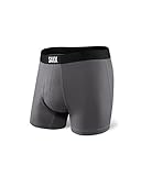 Saxx Underwear Co 24-Seven Boxer Fly Dark Charcoal Mens Boxer Fly