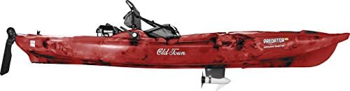 Old Town Predator MK Minn Kota Motorized Fishing Kayak (Black Cherry Camo)