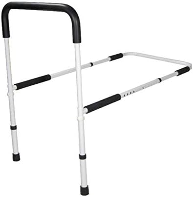 QIANGGAO Medical Adjustable Height Home Bed Assist Handle Bedside handrail guardrail for the elderly pregnant women get up the handrails booster bedside armrests booster